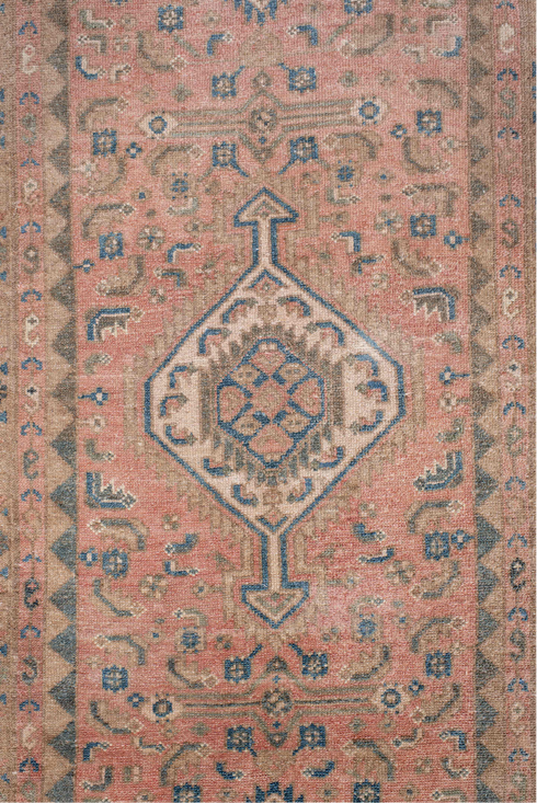 Antique Hamadan Runner Rug (2' x 9')